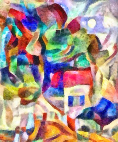 月の下、2017、 作： Alex Caminker